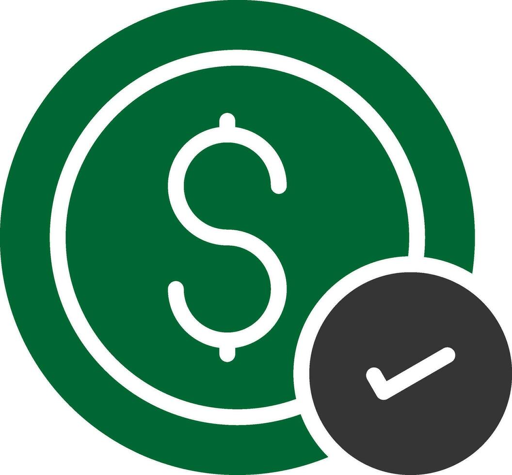 Money Check Creative Icon Design vector