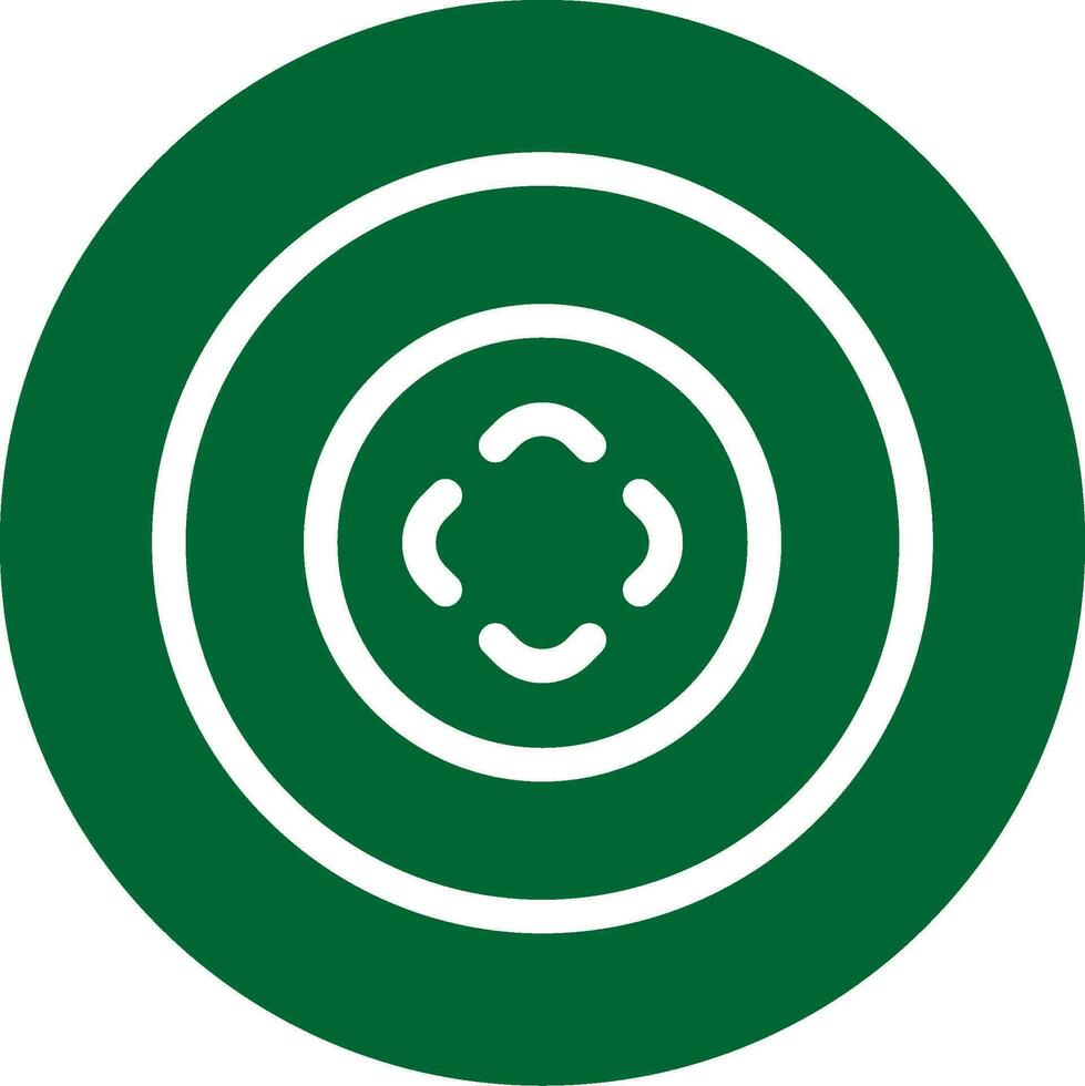 Bullseye Creative Icon Design vector