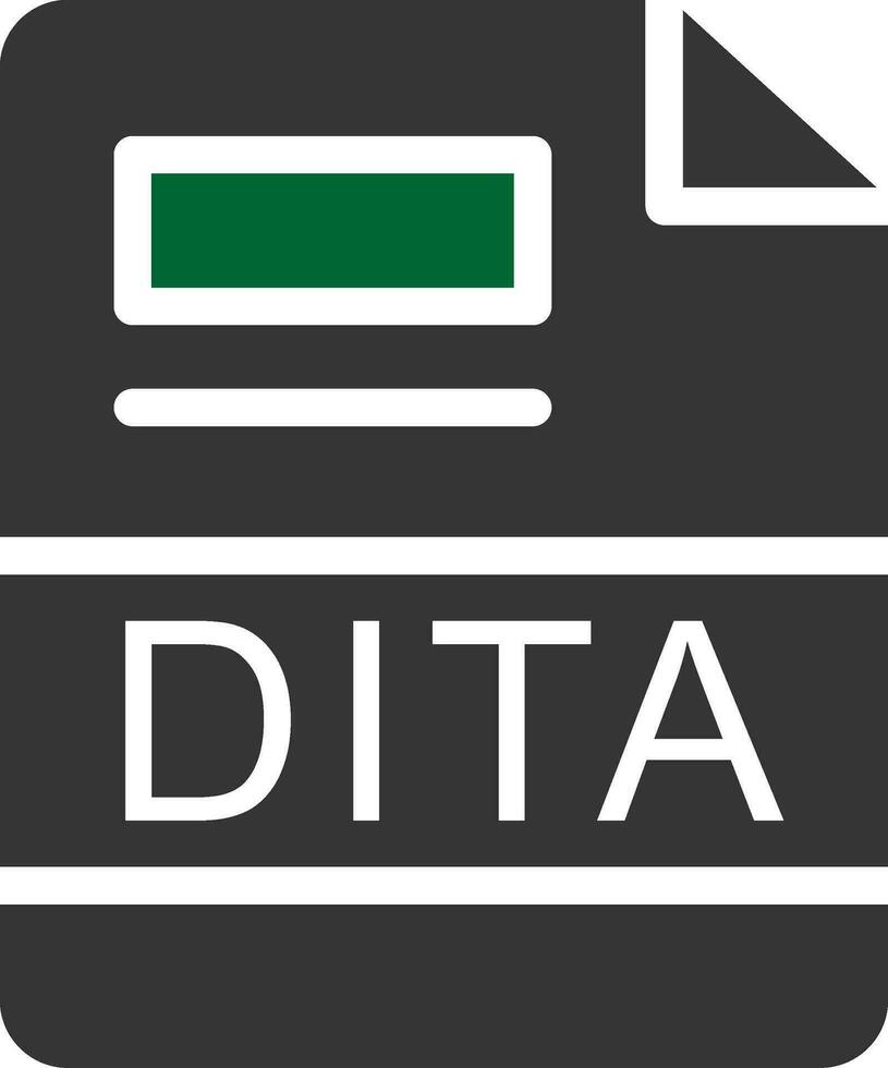DITA Creative Icon Design vector