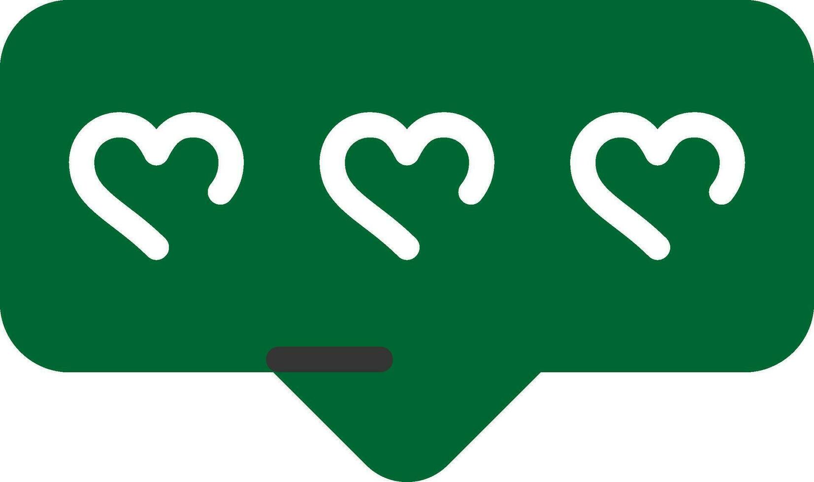 Comment Heart Creative Icon Design vector