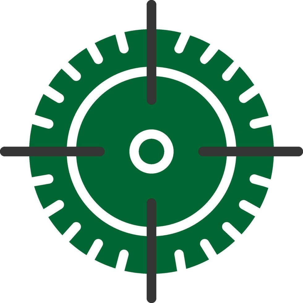 Glyph Two Color Design vector