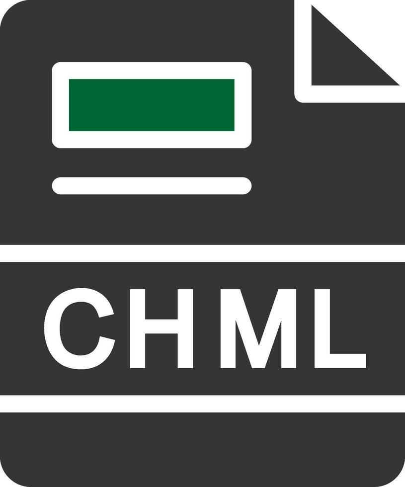 chml creativo icono diseño vector