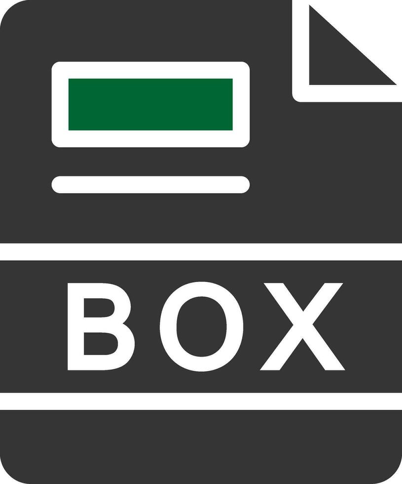 BOX Creative Icon Design vector