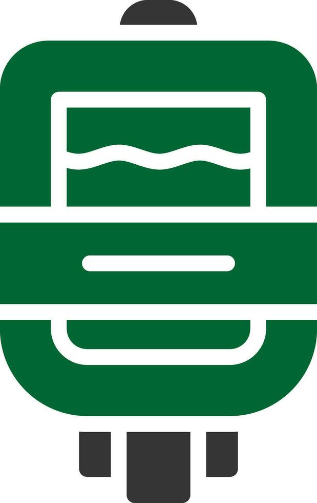 Glyph Two Color Design vector