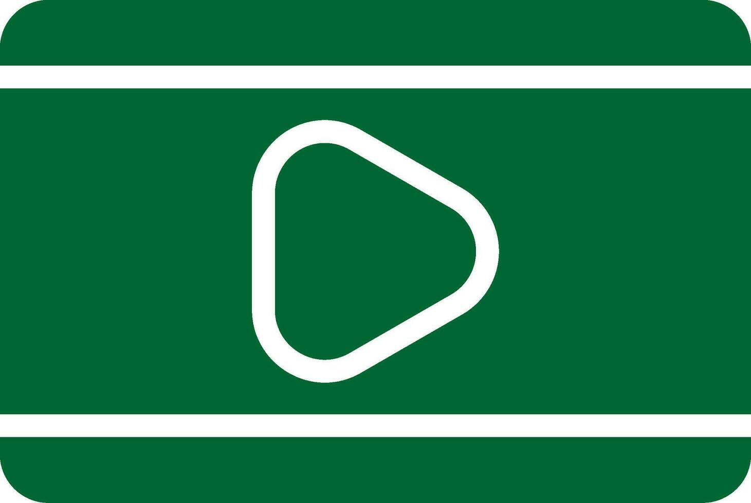 Video Play Creative Icon Design vector