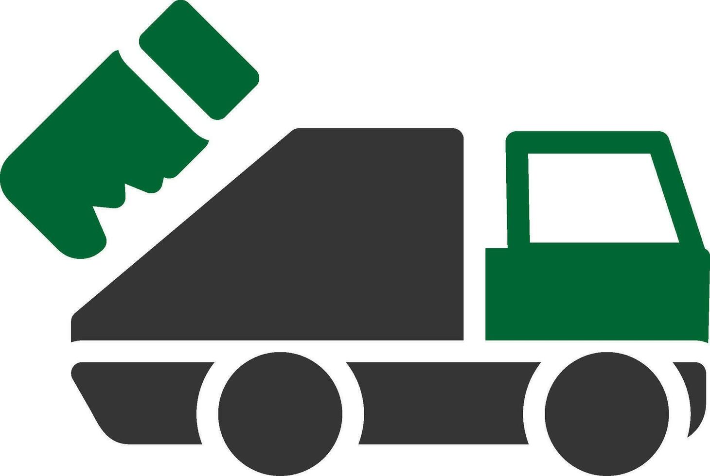 Garbage Truck Creative Icon Design vector