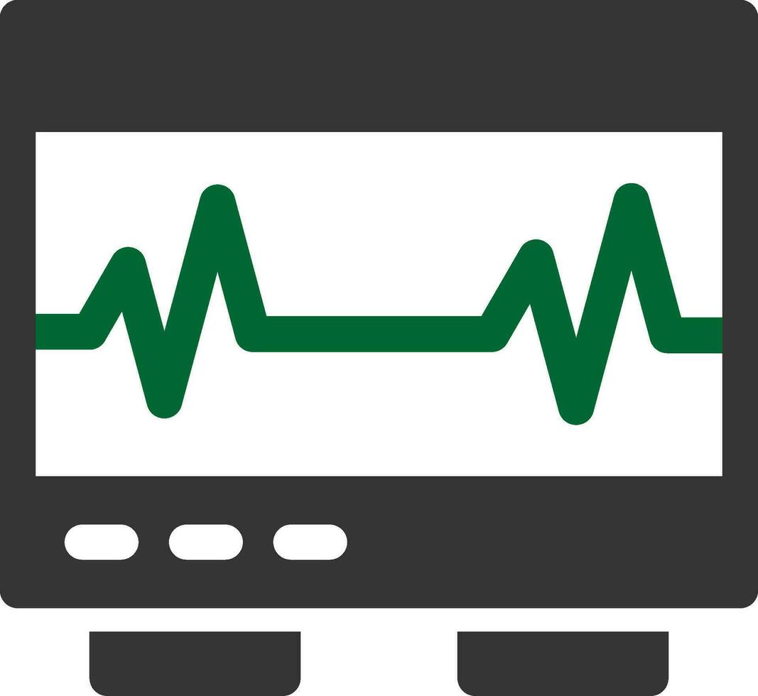 electrocardiograma creativo icono diseño vector