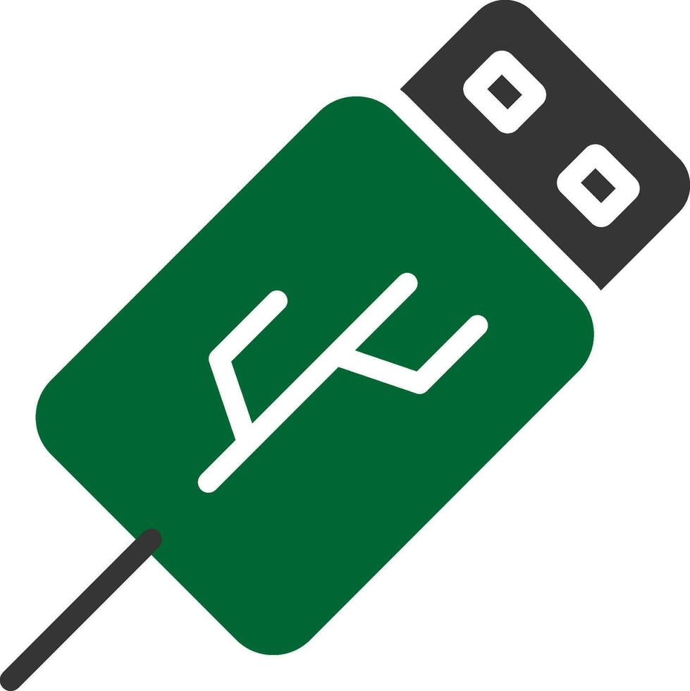 diseño de icono creativo usb vector