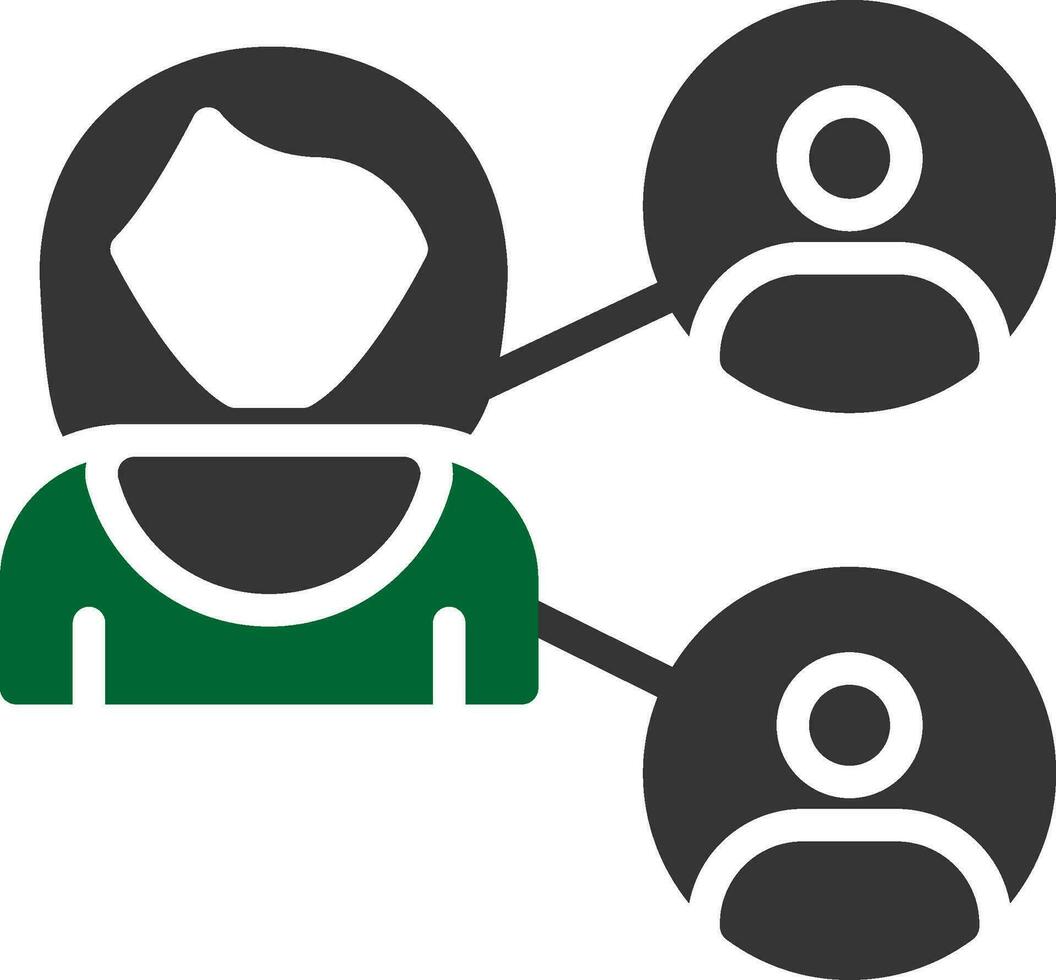 Team Network Creative Icon Design vector