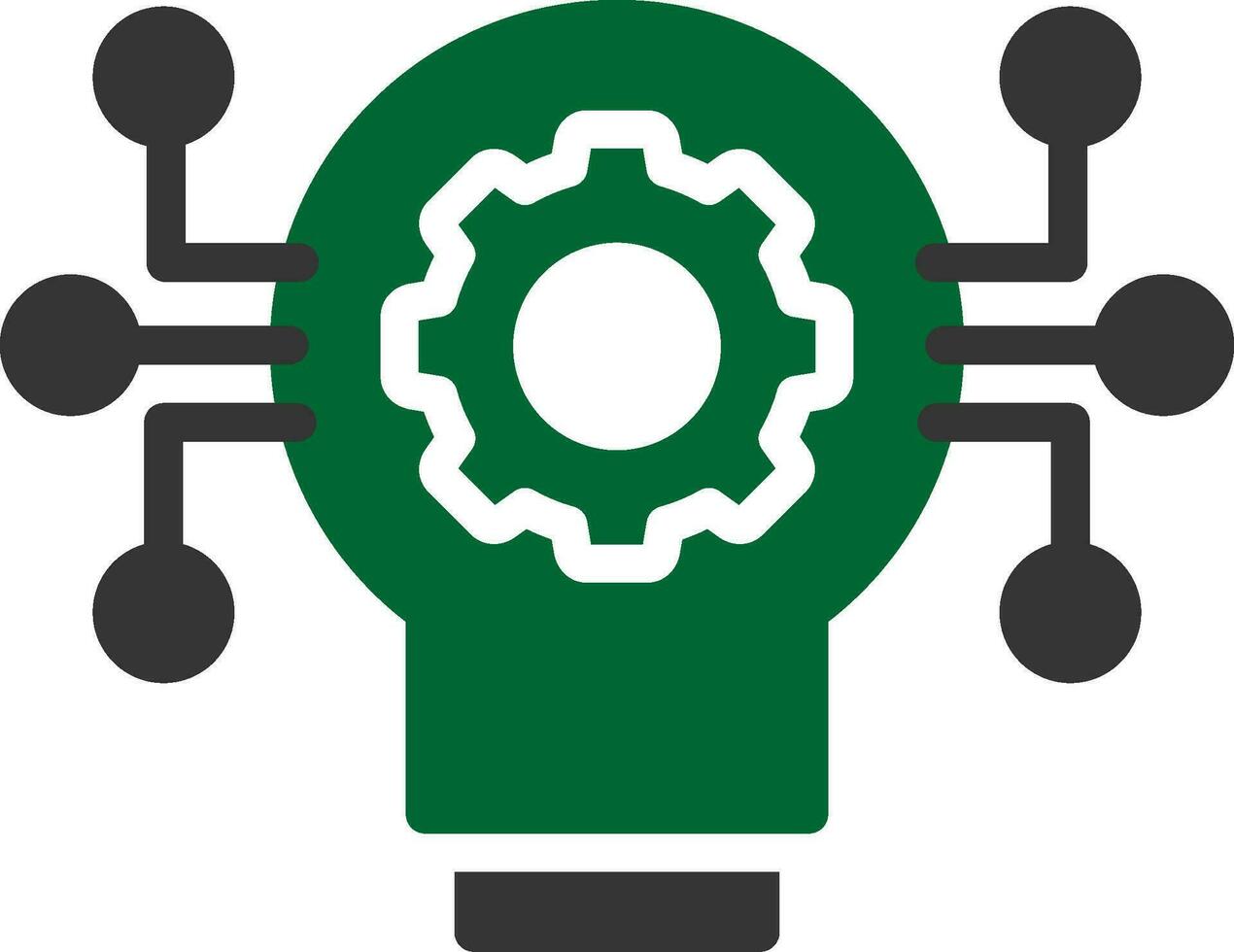 Technology Disruption Creative Icon Design vector