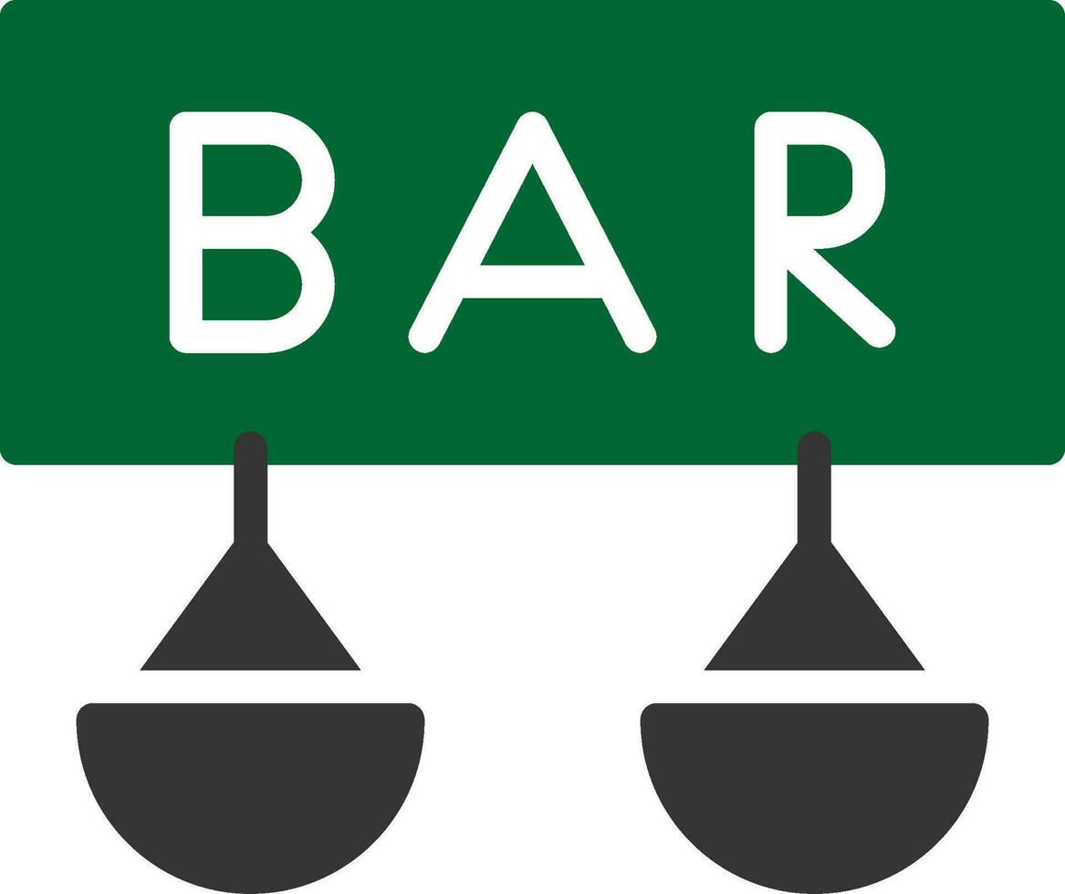 Bar Creative Icon Design vector