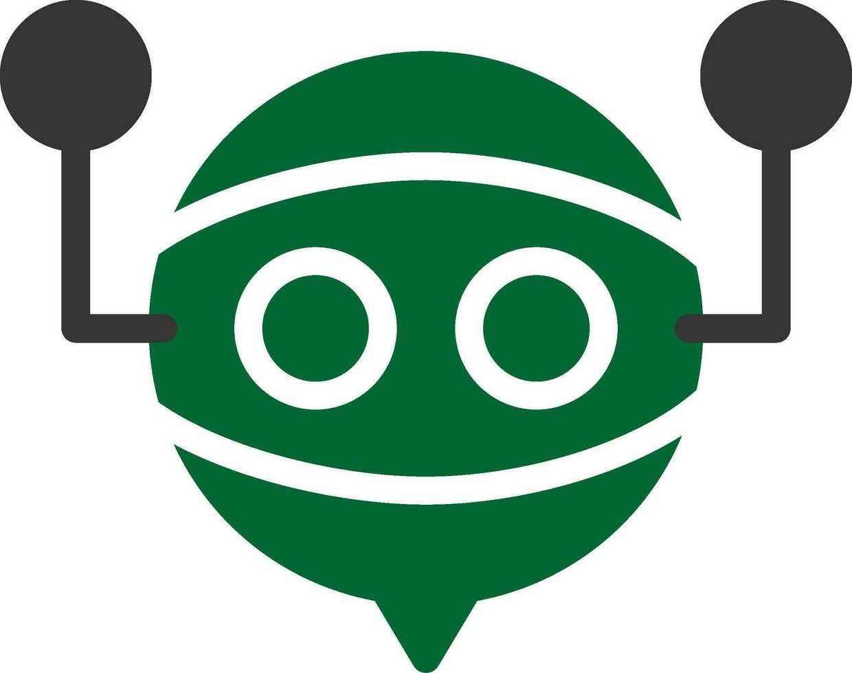 Virtual Assistant Creative Icon Design vector