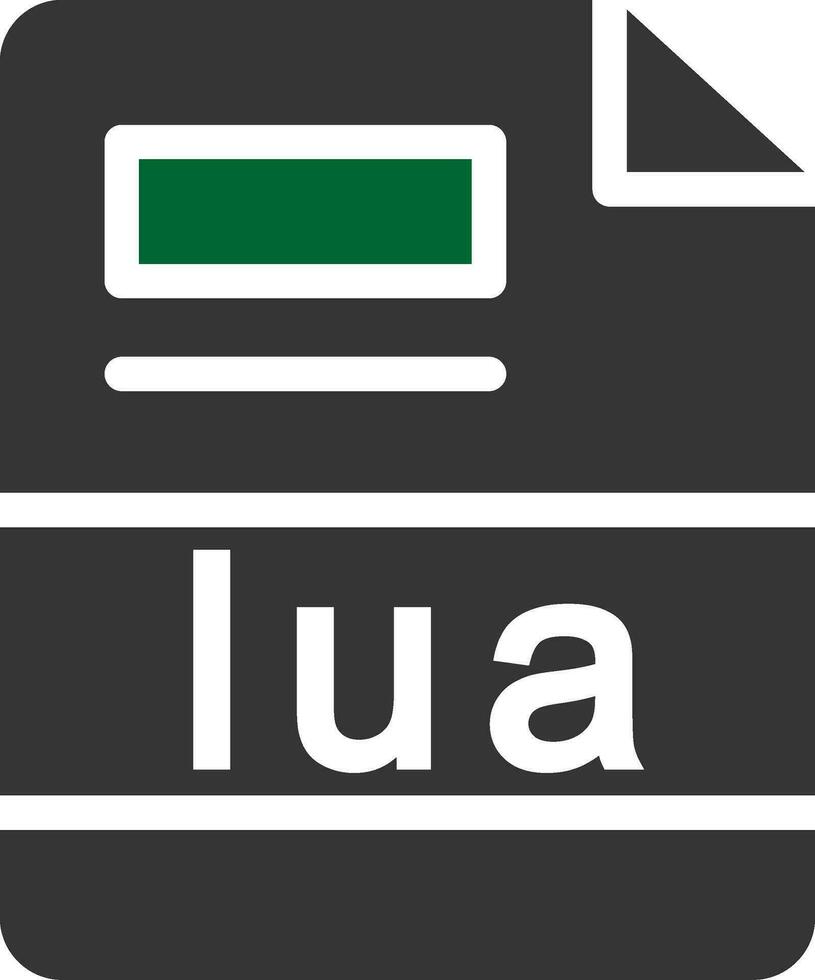 lua Creative Icon Design vector
