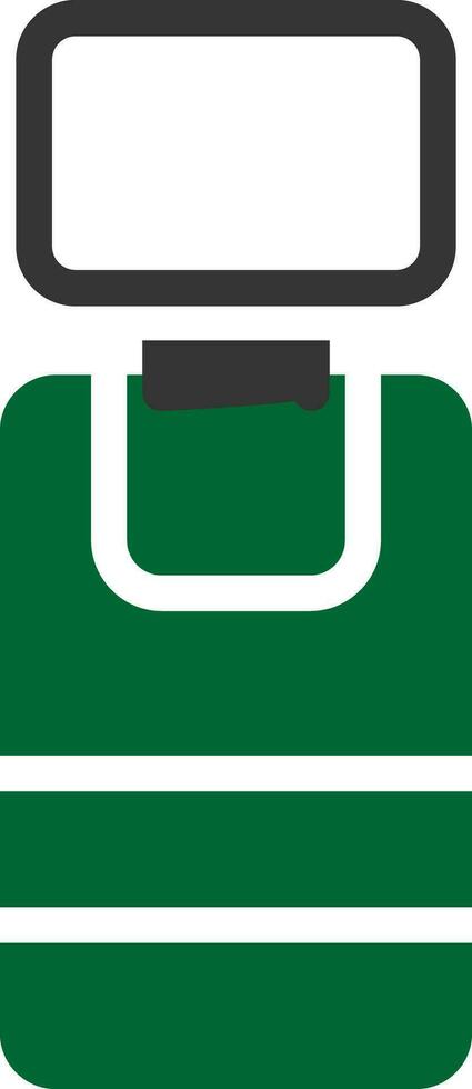 Self Service Terminal Creative Icon Design vector