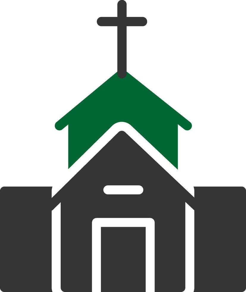 diseño de icono creativo de iglesia vector