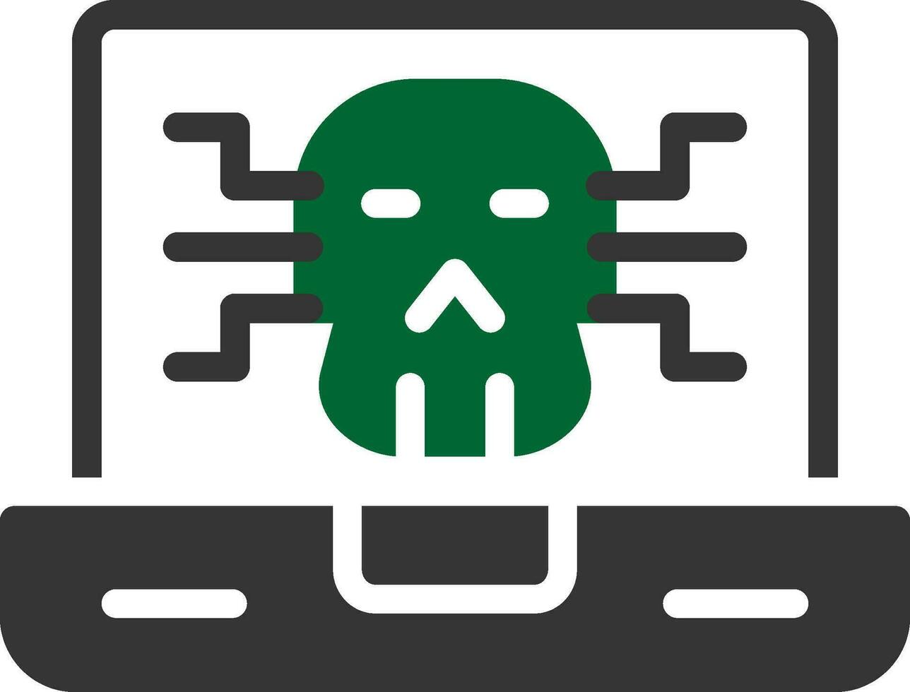 diseño de icono creativo de malware vector