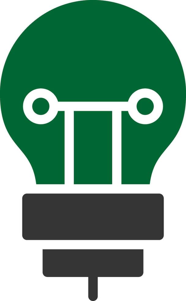 Bulb Creative Icon Design vector