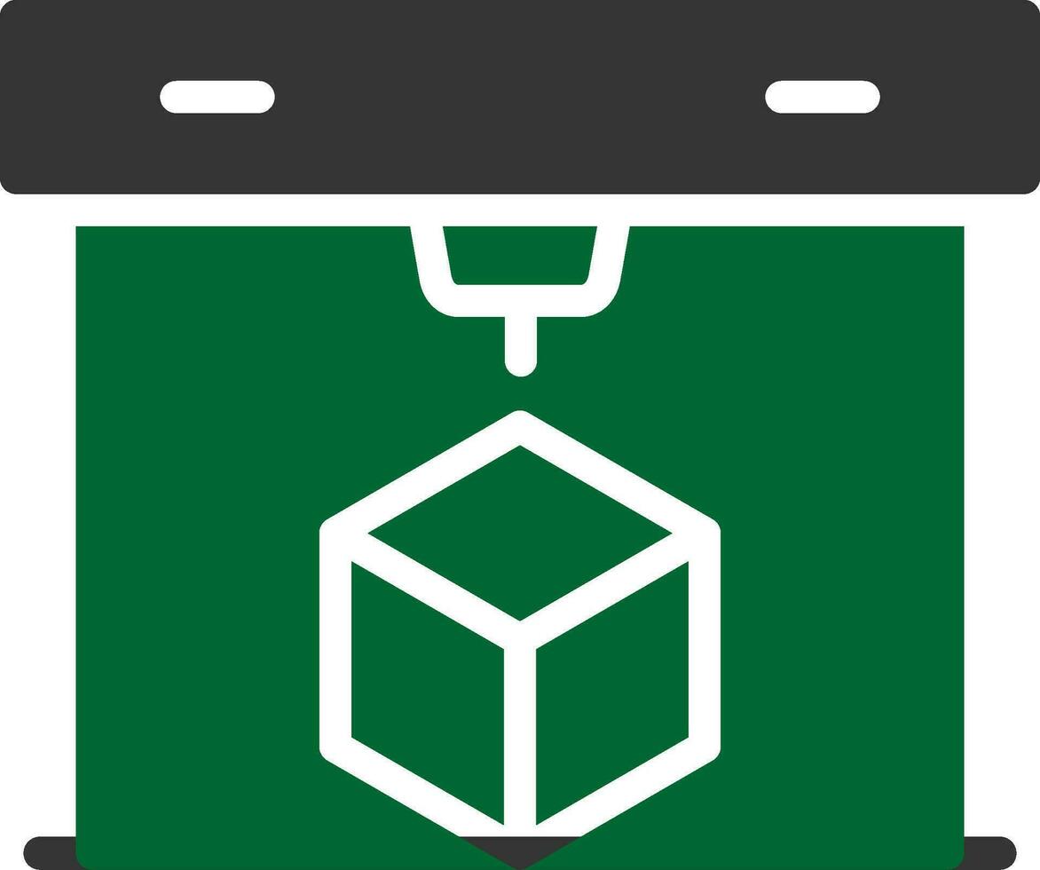 3D Printing Creative Icon Design vector