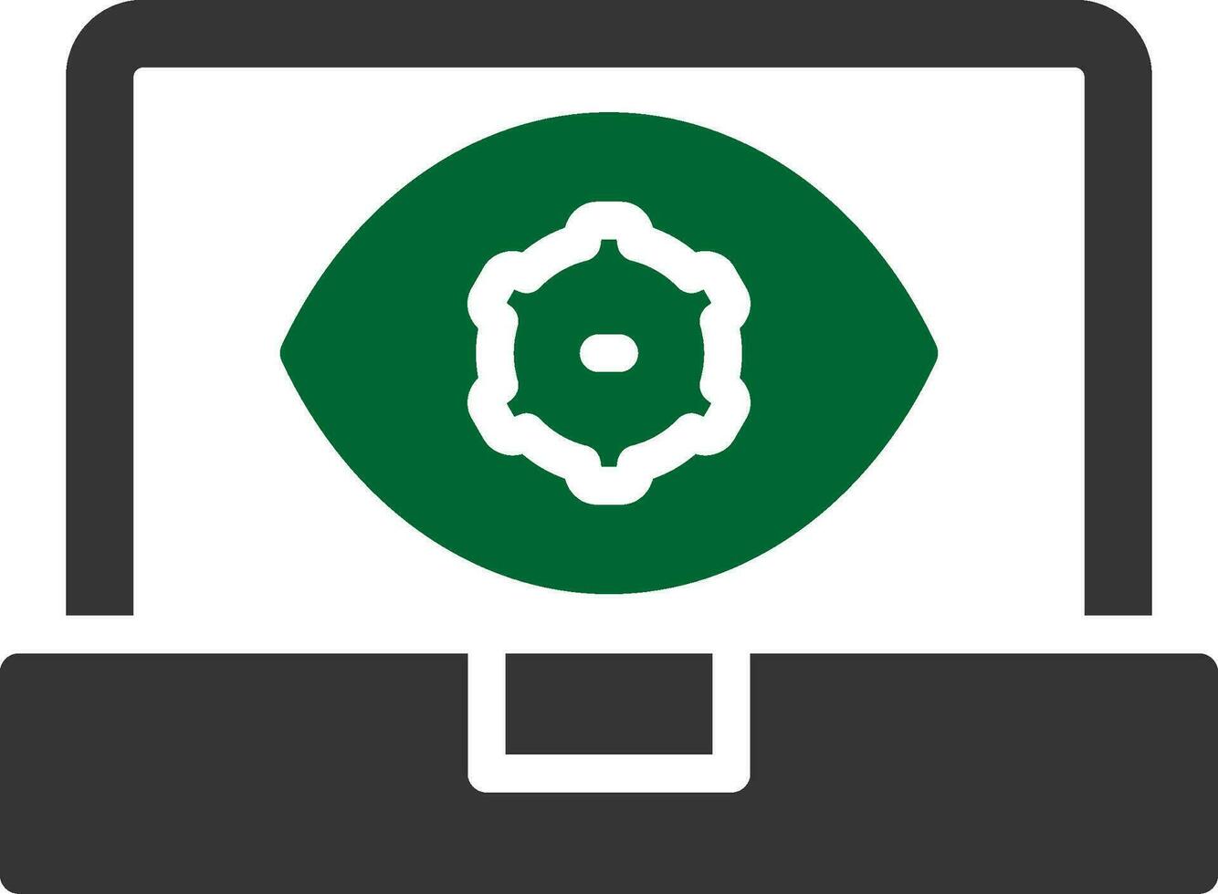 Computer Vision Creative Icon Design vector