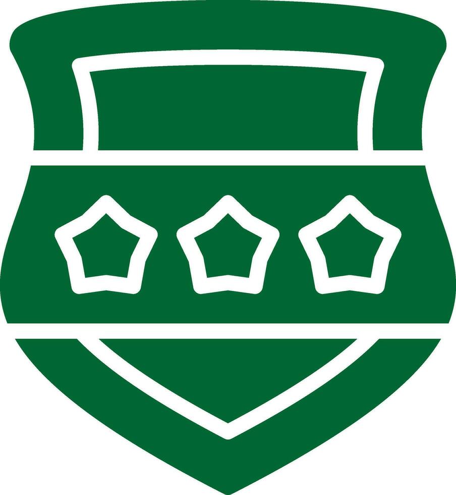 Police Shield Creative Icon Design vector