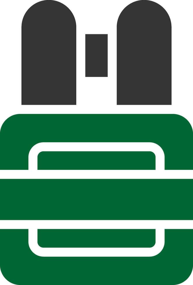 Glyph Two Color Design vector