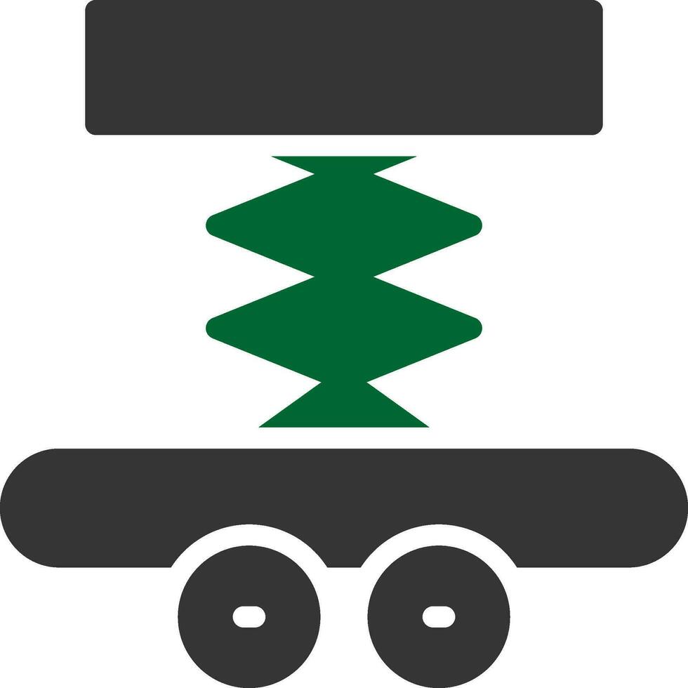Car Lifter Creative Icon Design vector