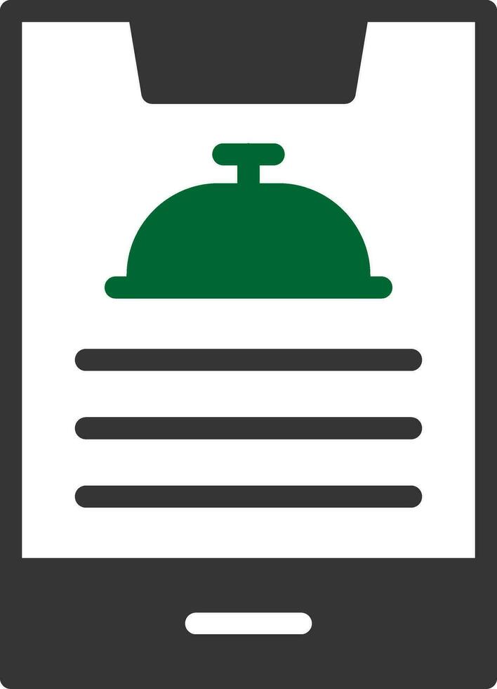 Glyph Two Color Design vector