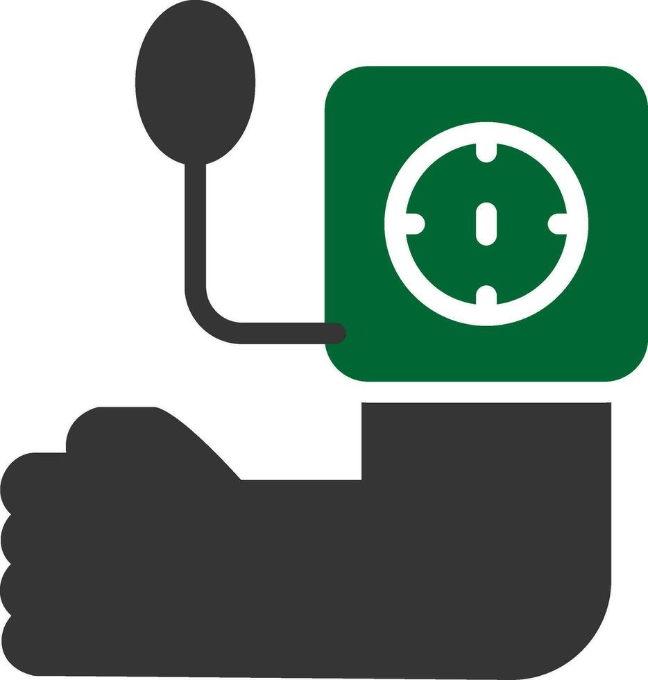 Glyph Two Color Design vector
