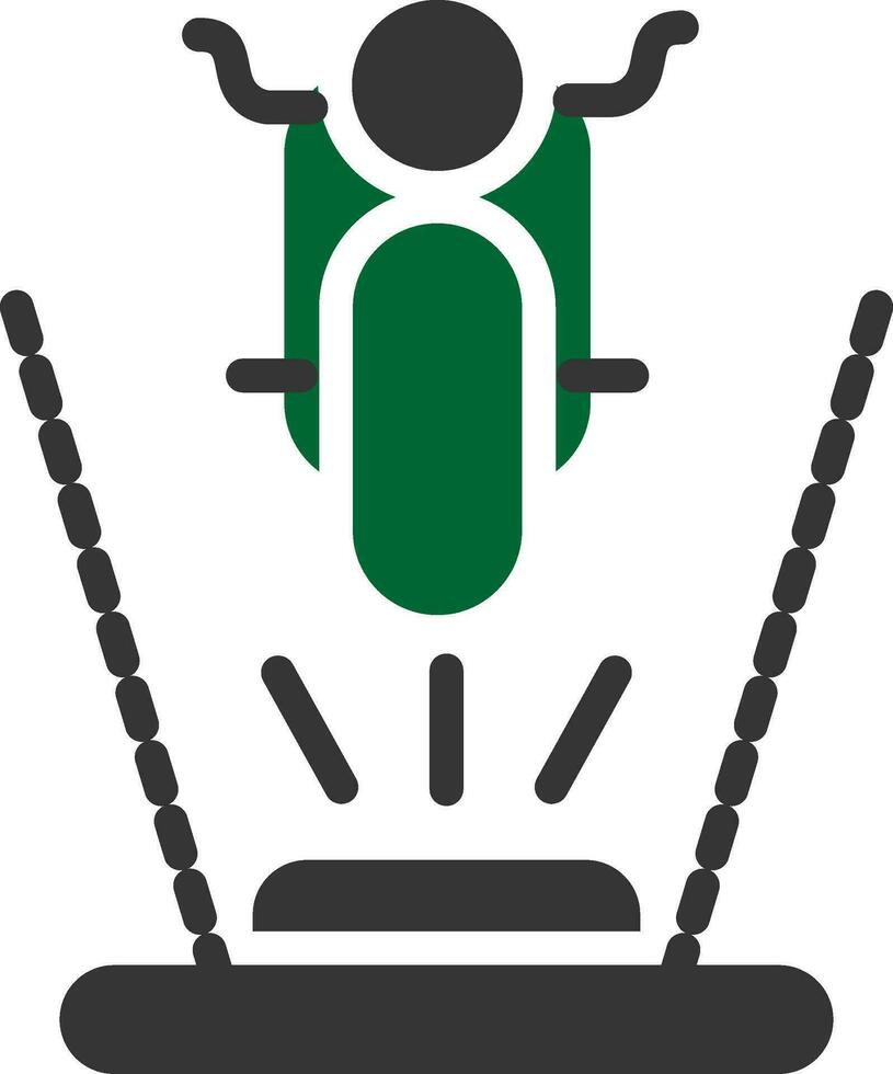 Ar Motorbike Riding Creative Icon Design vector