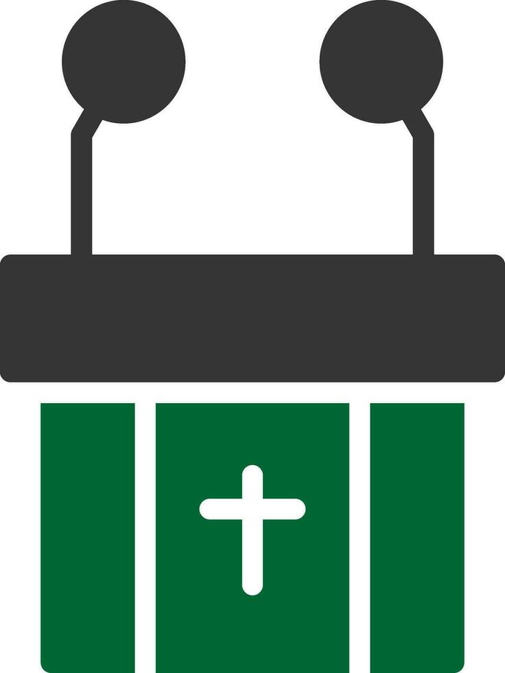Pulpit Creative Icon Design vector