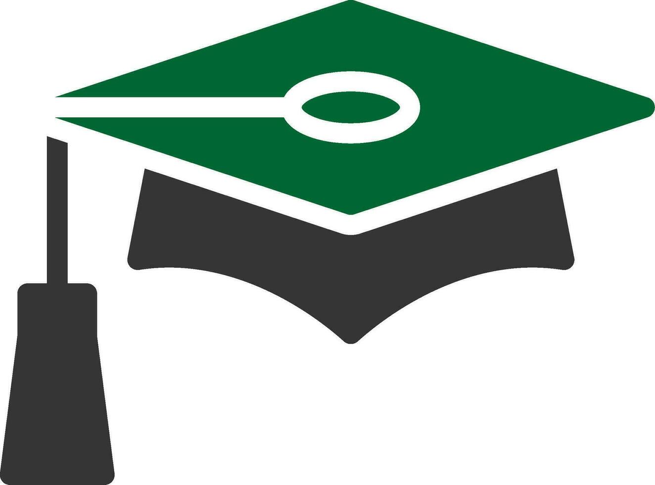 Graduation Cap Creative Icon Design vector