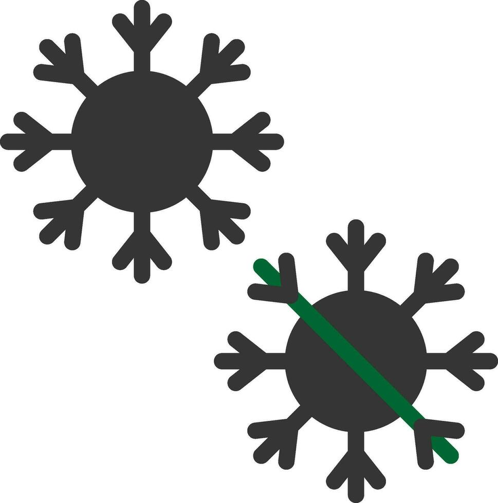 diseño de icono creativo de copo de nieve vector