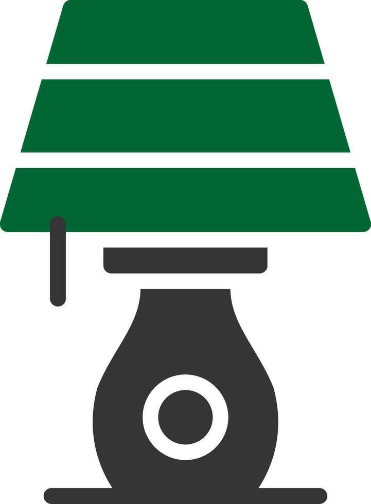 Table Lamp Creative Icon Design vector