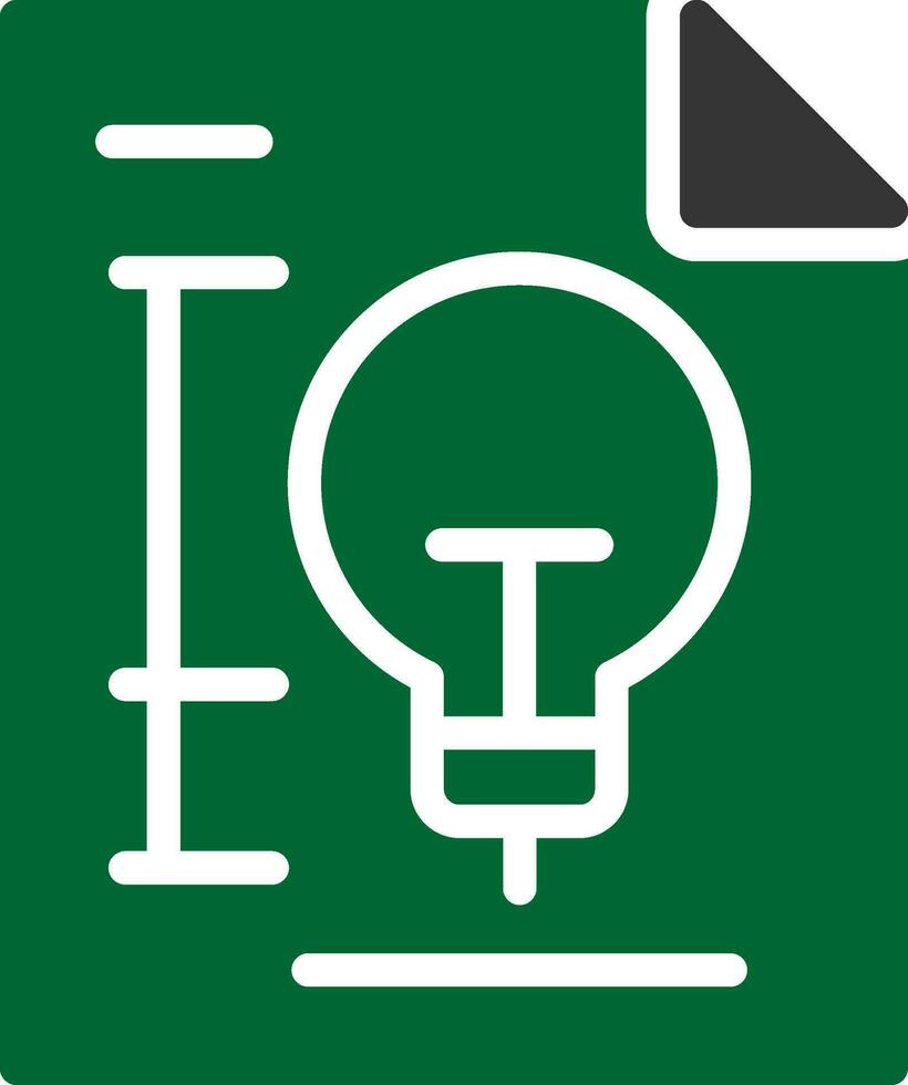 Patent Creative Icon Design vector
