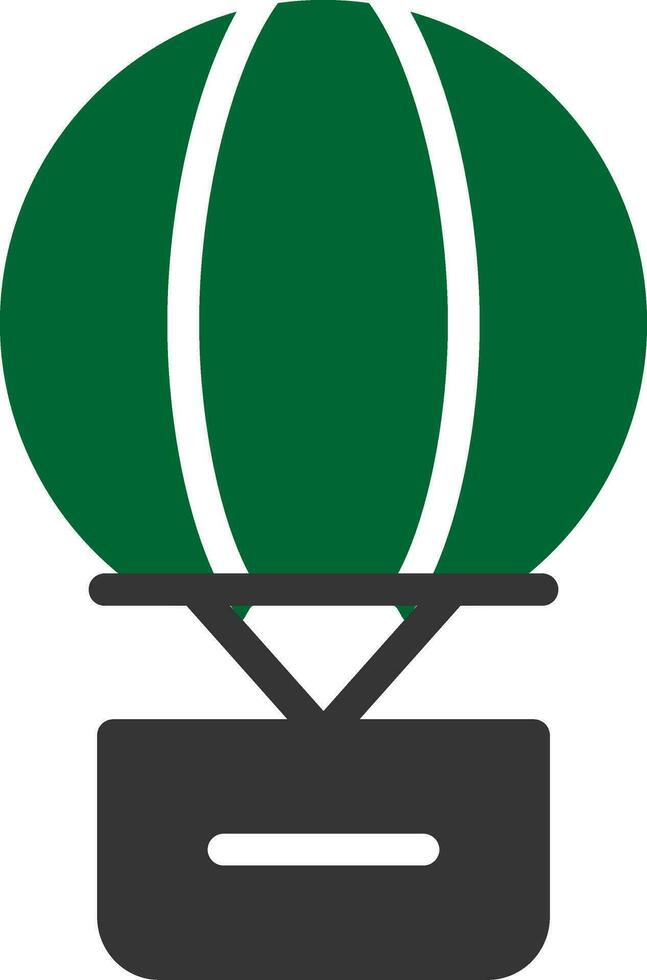 Hot Air Balloon Creative Icon Design vector