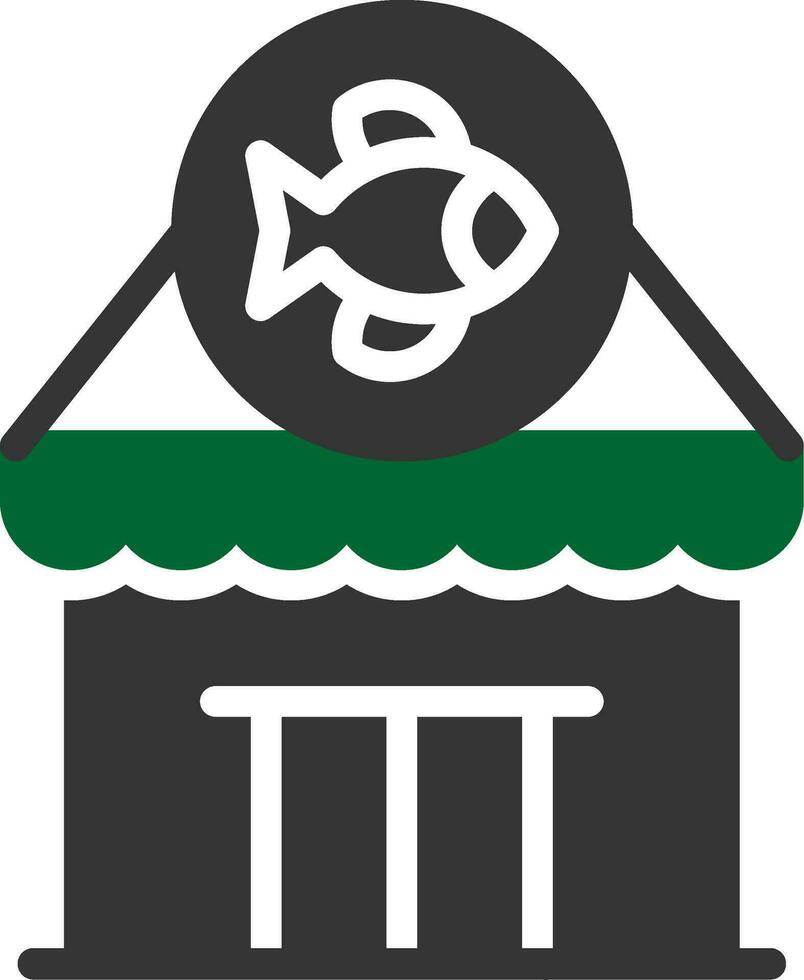 Fishing Gear Shop Creative Icon Design vector