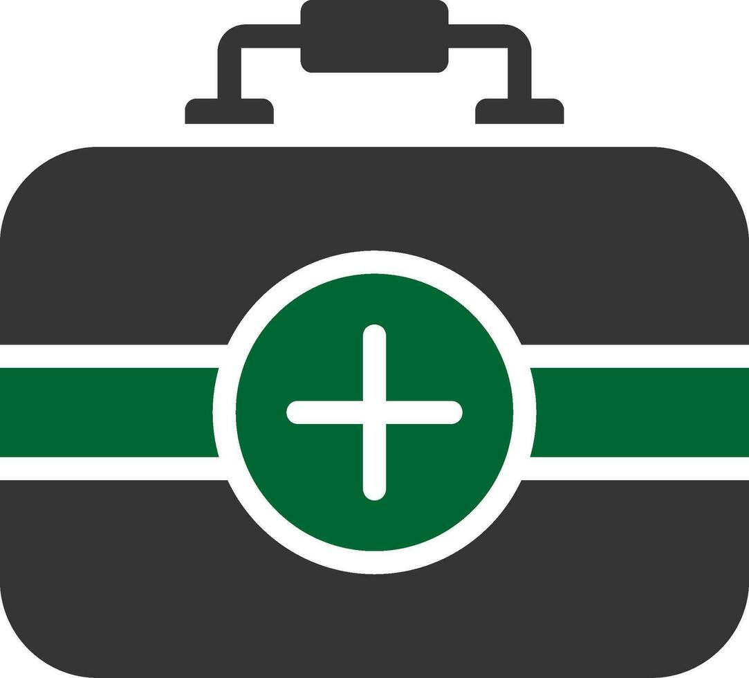 botiquín de primeros auxilios diseño de icono creativo vector