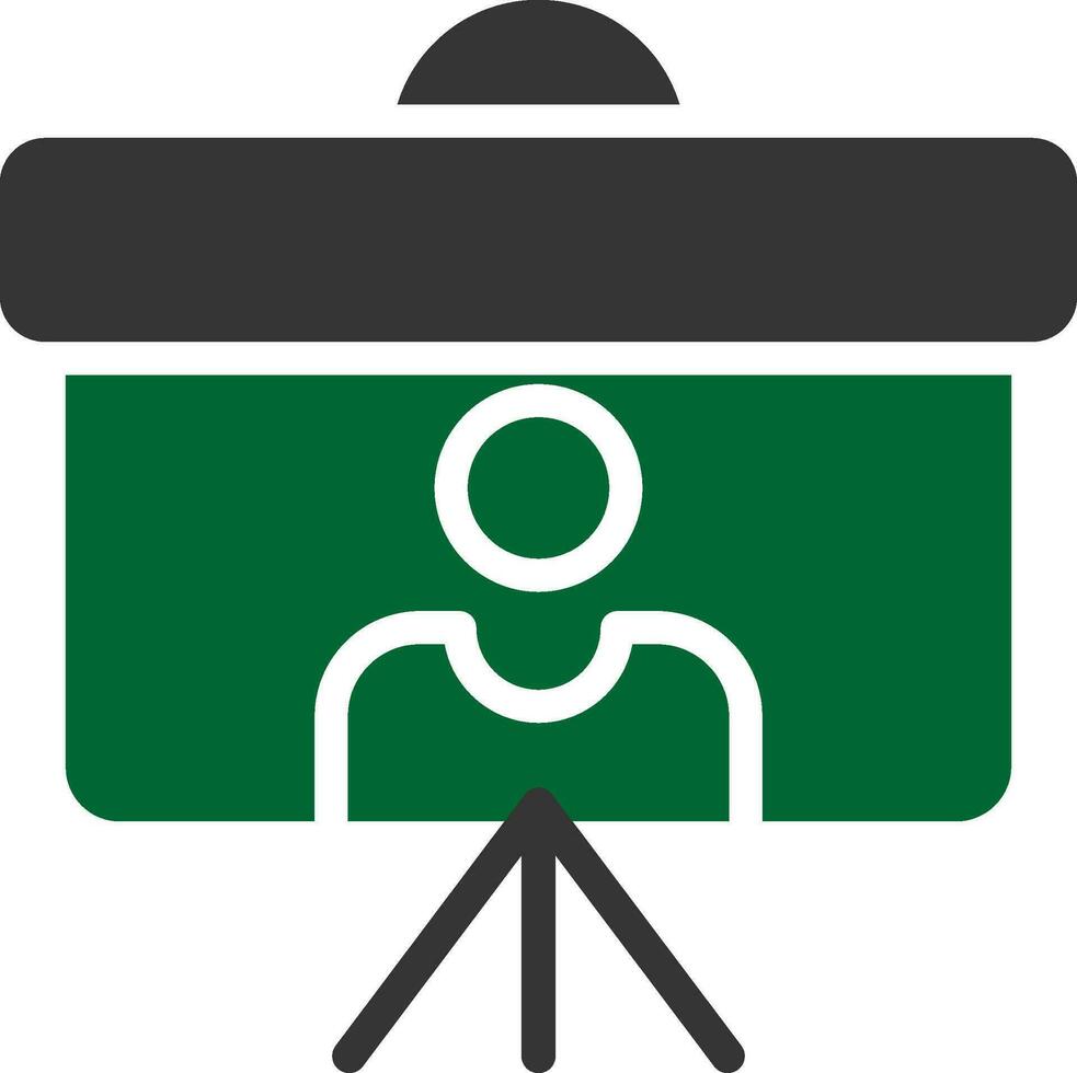 Glyph Two Color Design vector