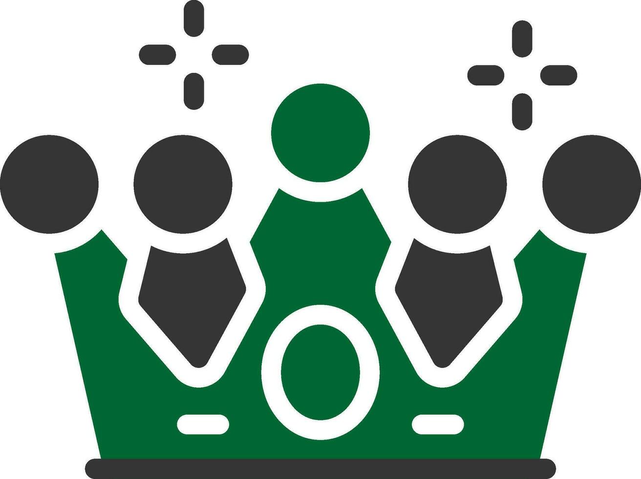 Crown Creative Icon Design vector
