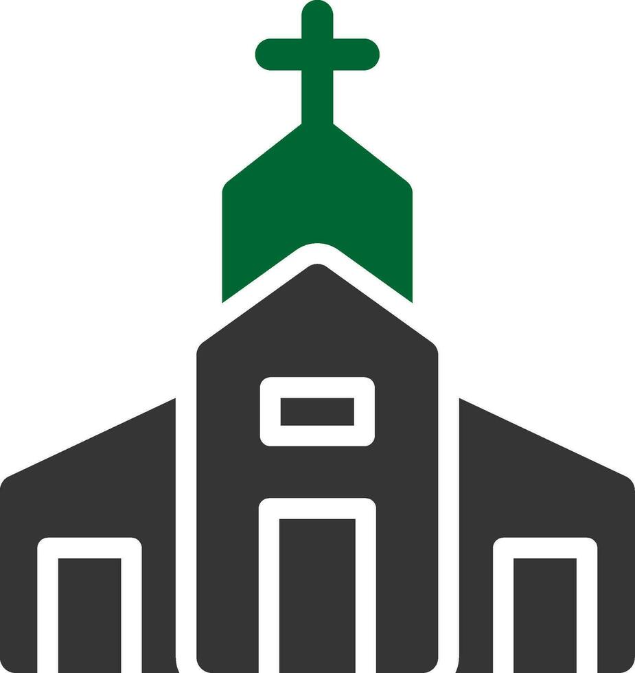 diseño de icono creativo de iglesia vector