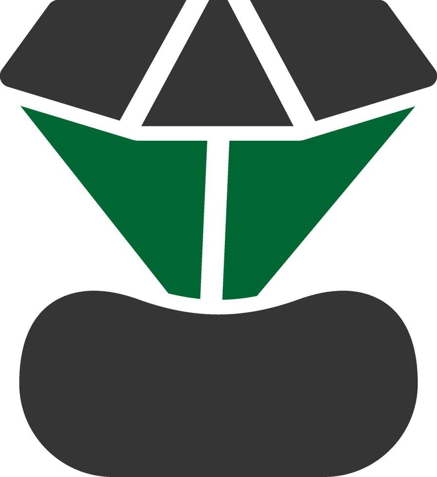 diseño de icono creativo de diamante vector