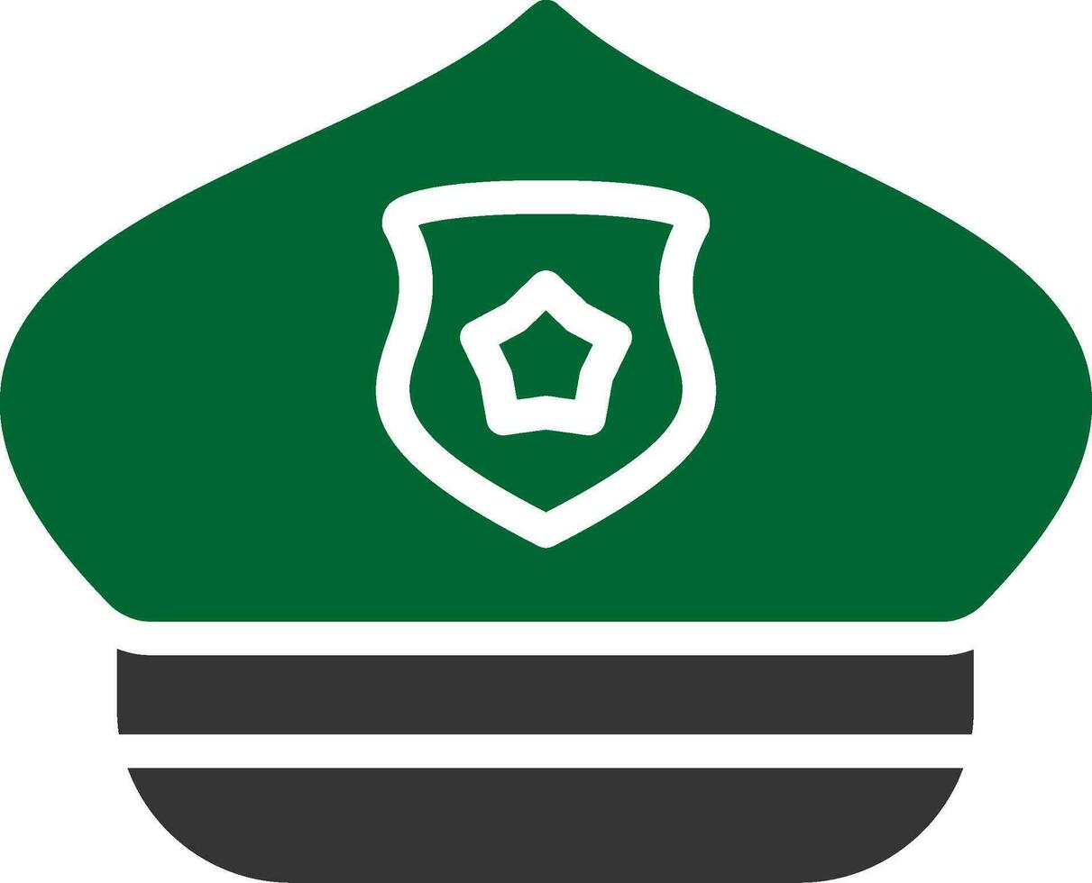 Police Hat Creative Icon Design vector