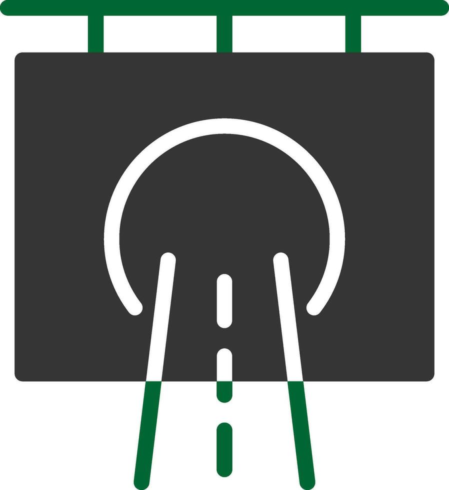 Tunnel Creative Icon Design vector