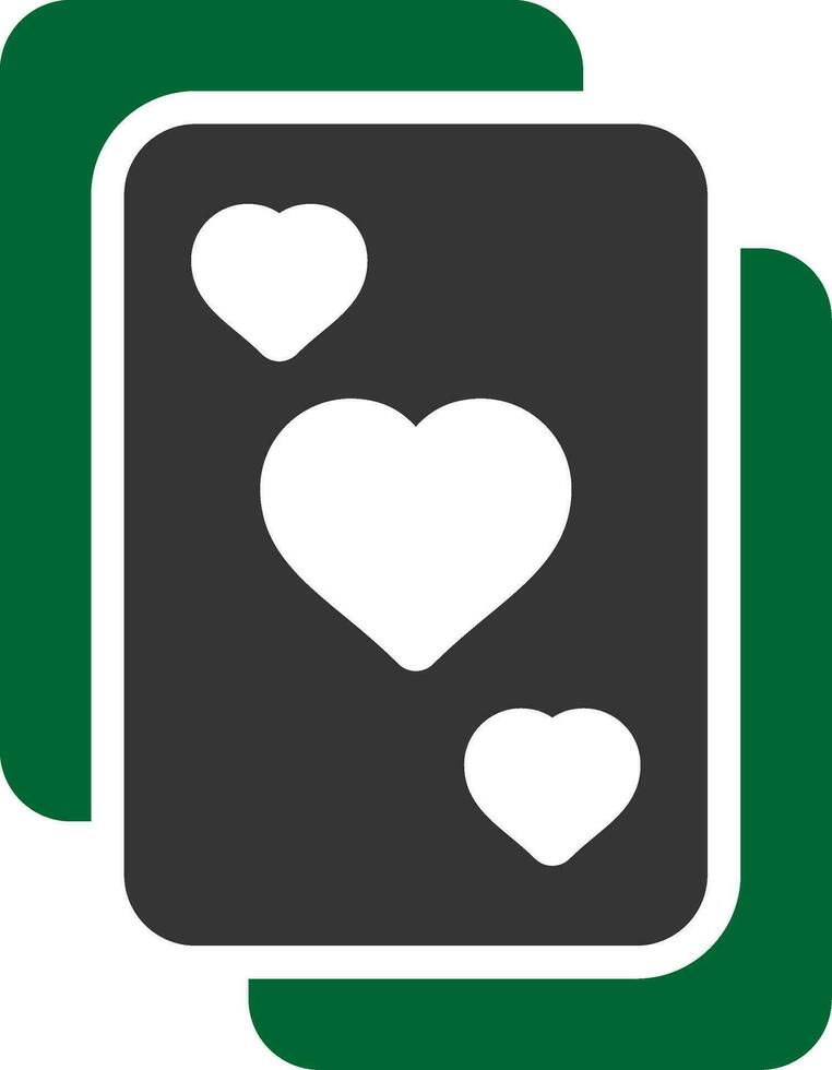 Playing Cards Creative Icon Design vector