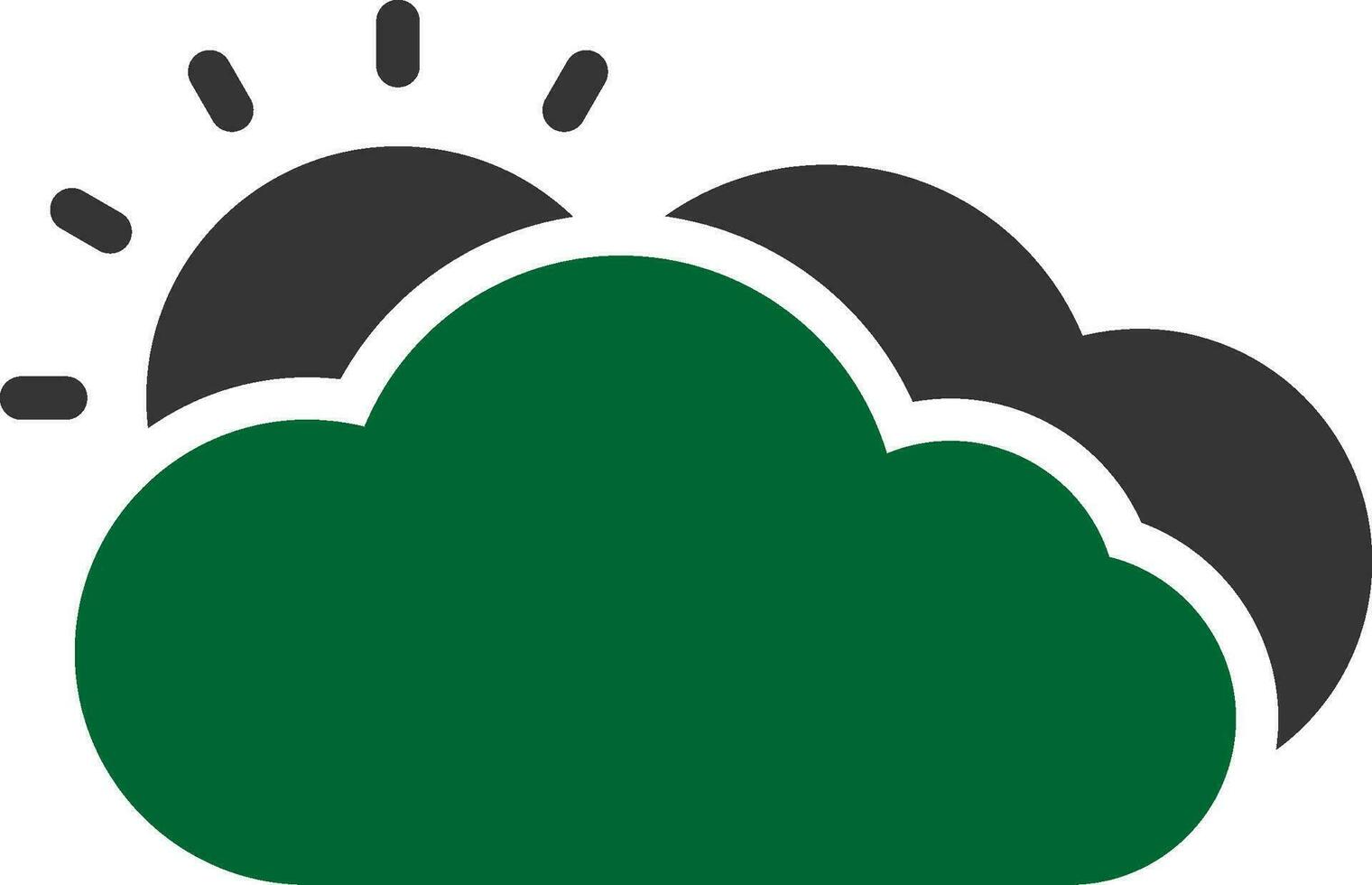 diseño de icono creativo de nube vector