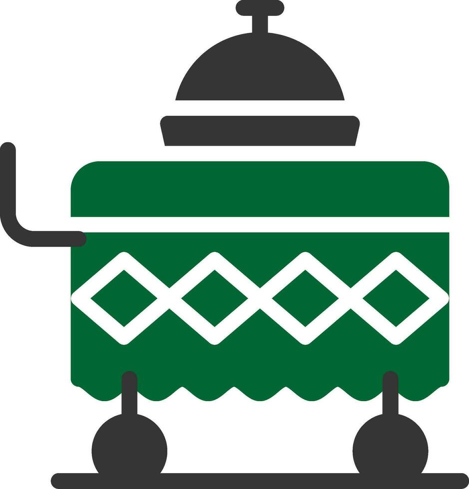 Food Cart Creative Icon Design vector