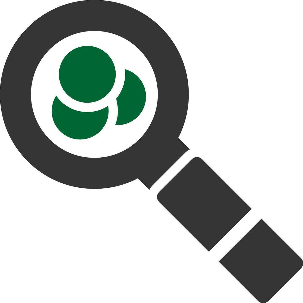 Magnifying Glass Creative Icon Design vector