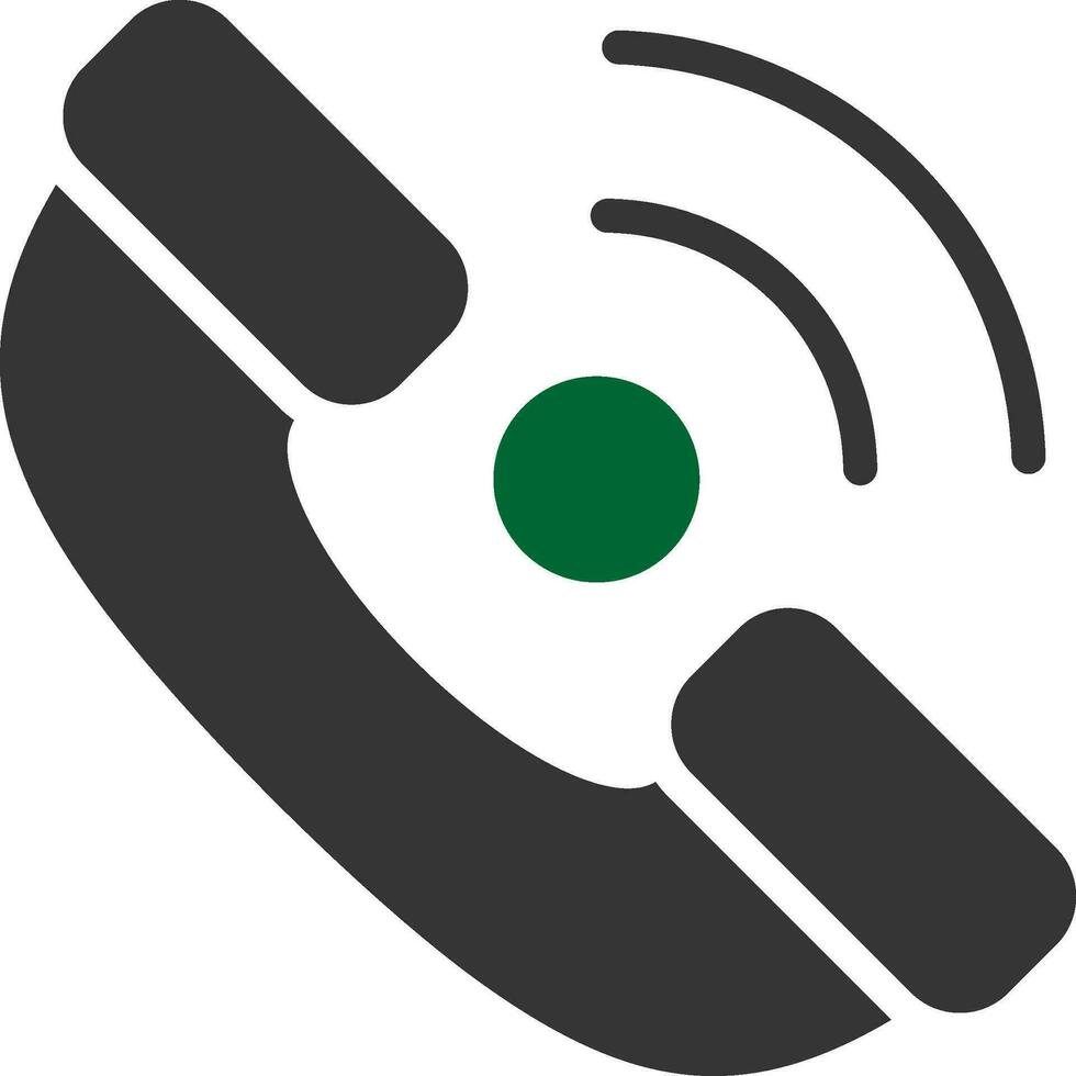 Phone Receiver Creative Icon Design vector