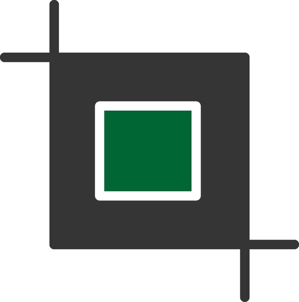 Crop Creative Icon Design vector