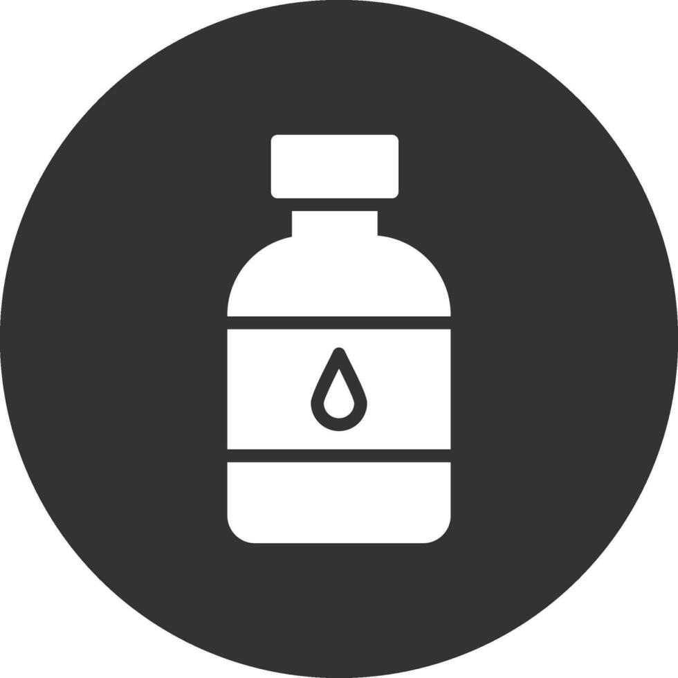 diseño de icono creativo de botella de agua vector